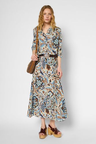 Jupe midi à fleurs vintage - VANESSA - Gerard Darel - Modalova