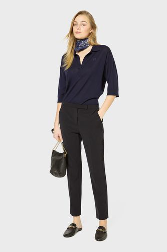 Pantalon droit au dos élastiqué - LIANA - GD - Modalova