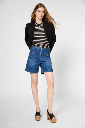 Short en denim à boucles - LOLLY - Gerard Darel - Modalova
