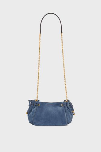 Sac bandoulière en cuir velours - LE MINI 24 - Gerard Darel - Modalova