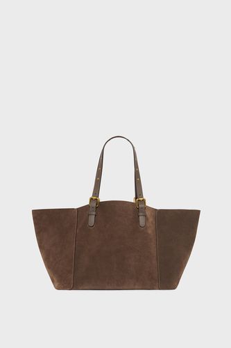 Cabas en cuir velours intérieur métallisé - SIMPLE BAG - GD - Modalova