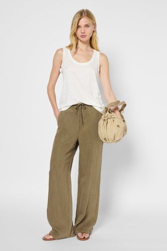 Débardeur en lin - GAIA - Ecru - Gerard Darel - Modalova