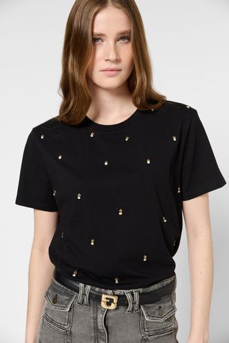 T-shirt à perles en coton - GRACIA - Gerard Darel - Modalova