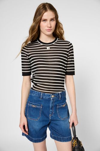 Pull fin à rayures contrastées - JANNA - Gerard Darel - Modalova