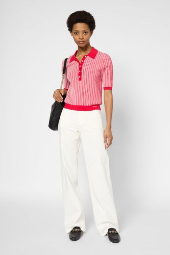 Polo bicolore à manches courtes - JARELLE - Gerard Darel - Modalova