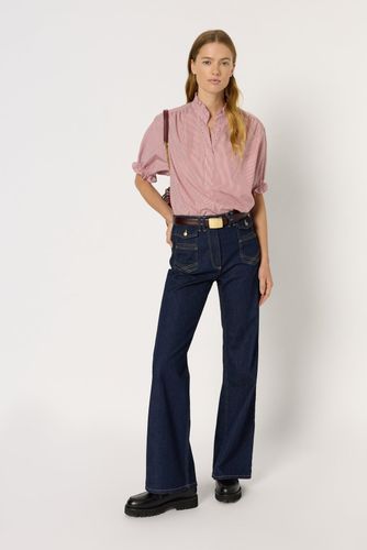 Blouse rayée à volants - ANYA - Gerard Darel - Modalova