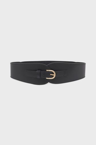 Ceinture corset en cuir façon box - OLYMPE - Gerard Darel - Modalova
