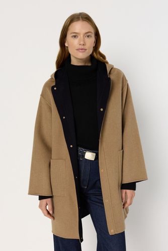 Manteau réversible en laine fine - MONICA - Gerard Darel - Modalova