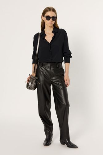 Pantalon droit en simili cuir - CARMEN - Gerard Darel - Modalova