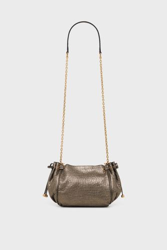 Sac en cuir bubble métallisé - LE MINI 24 - Gerard Darel - Modalova