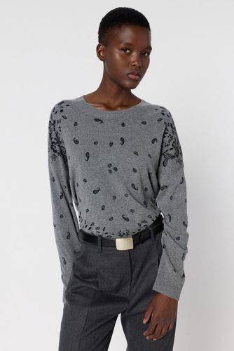 Pull imprimé en cachemire - ELIETTE - Gerard Darel - Modalova