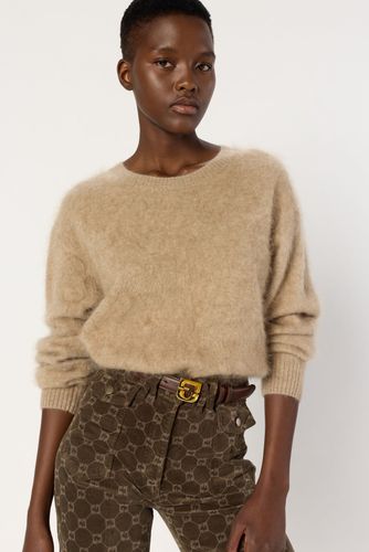 Pull à col rond en cachemire duveteux - ELINA - Gerard Darel - Modalova