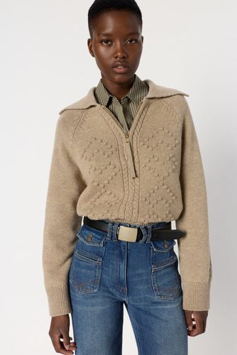 Pull à lurex et col zippé - EDENA - Gerard Darel - Modalova