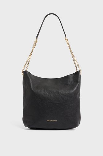 Sac Hobo en cuir avec chaîne ajustable - LE CHARLOTTE - Gerard Darel - Modalova
