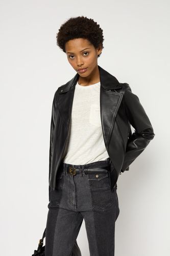 Blouson en cuir - NADEGE - Noir - Gerard Darel - Modalova