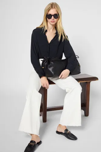 Jean flare écru à franges - ANNA - Gerard Darel - Modalova