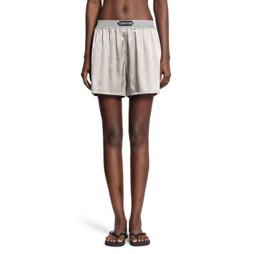 Stretch Silk Satin PJ Shorts - TOM FORD - Modalova