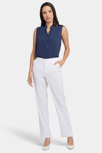 Pantalon Marilyn Straight en lin extensible | - Nydj - Modalova