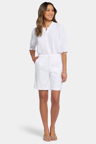 Shorts Décontractés En Lin Extensible | - Nydj - Modalova