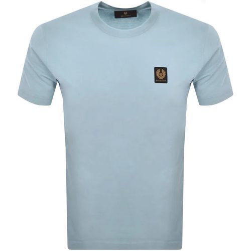 Belstaff Men's Logo T-shirt Blue L - Belstaff - Modalova