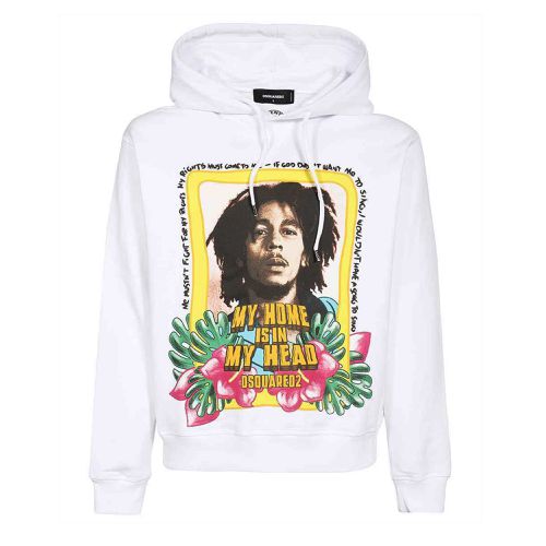 BOB Marley Cool Hoodie - L - DSQUARED2 - Modalova