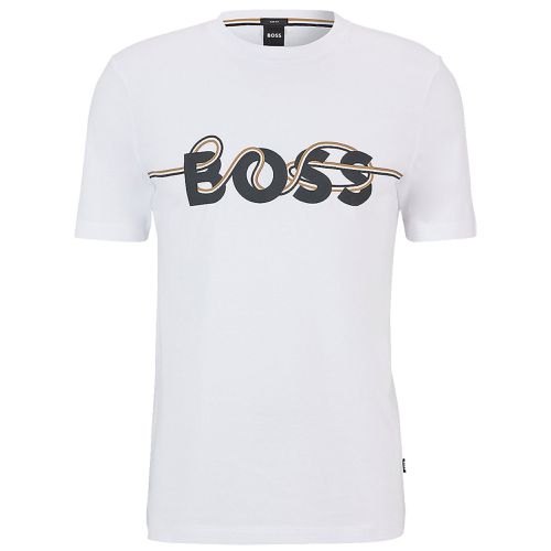 Hugo Mens Noodle Logo T Shirt L - Boss - Modalova