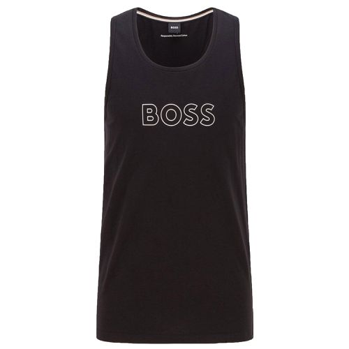 Hugo Boss Mens Logo Vest Black M - Boss - Modalova