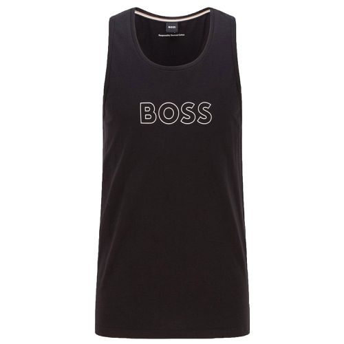 Hugo Boss Mens Logo Vest Black S - Boss - Modalova