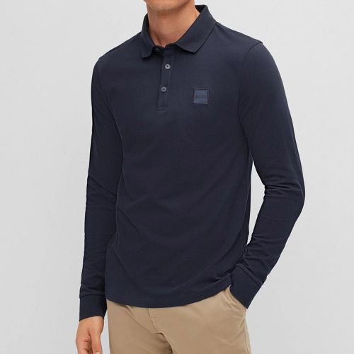 Hugo Mens Square Logo Polo Shirt Small - Boss - Modalova