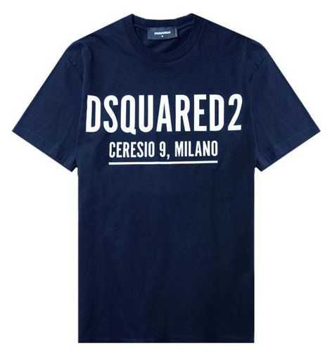 Men's Logo Print Short Sleeve T-shirt S - Dsquared2 - Modalova