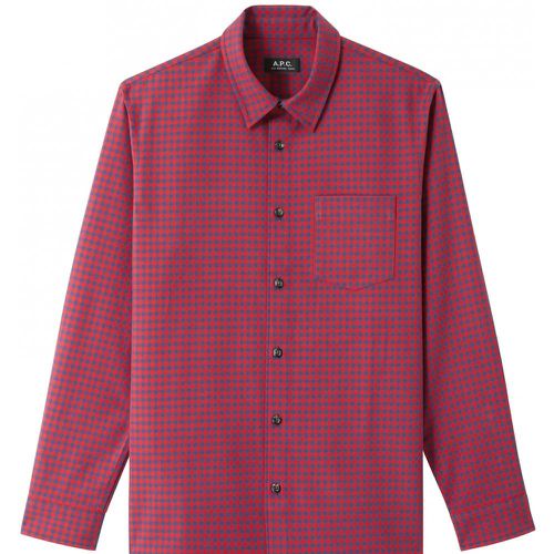 Men's Check Jules Shirt S - A.p.c - Modalova