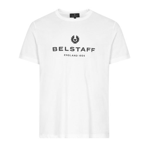 Belstaff Mens Logo T-shirt White L - Belstaff - Modalova