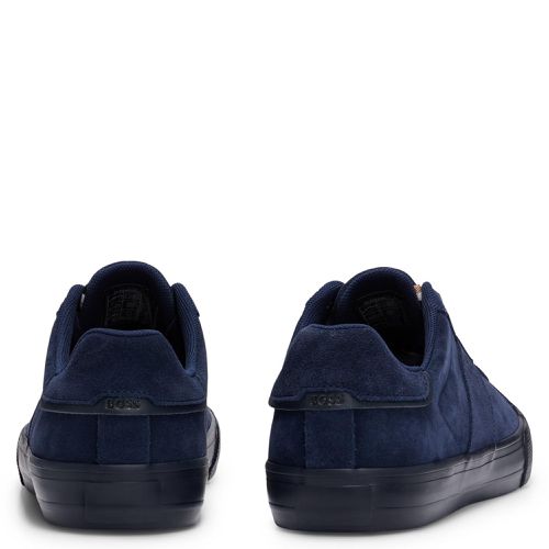 Mens Aiden Tennis Sneakers Navy UK 6 - Boss - Modalova