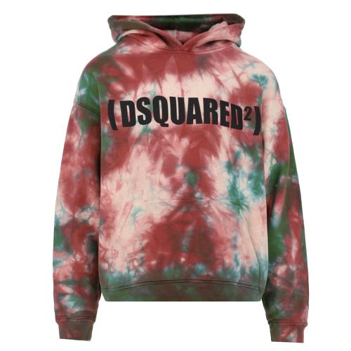 Men's Tie-dye Logo Hoodie S - Dsquared2 - Modalova