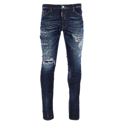 Men's Ripped Cool Guy Jeans Dark 30W - Dsquared2 - Modalova