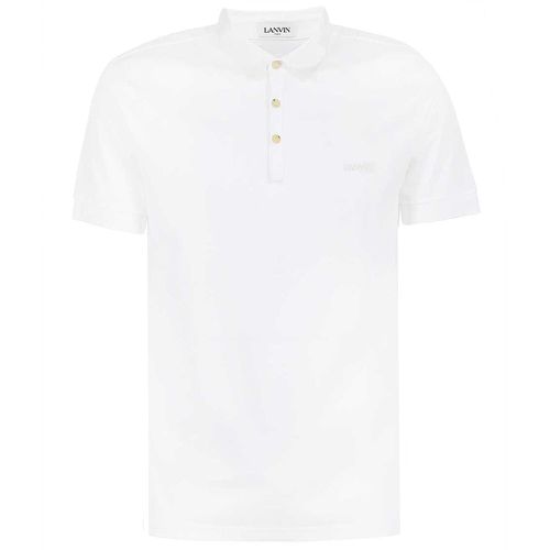 Lanvin Men's Polo T-shirt White M - Lanvin - Modalova