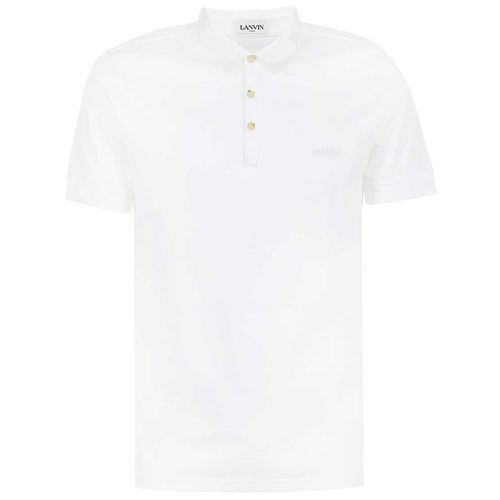 Lanvin Men's Polo T-shirt White XL - Lanvin - Modalova