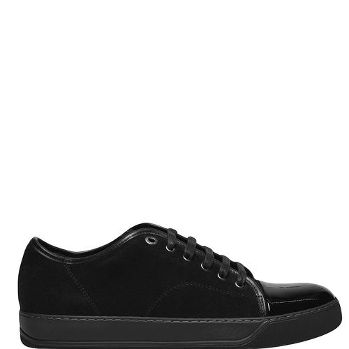 Mens Suede And Patent Low Top Sneakers 10 - Lanvin - Modalova