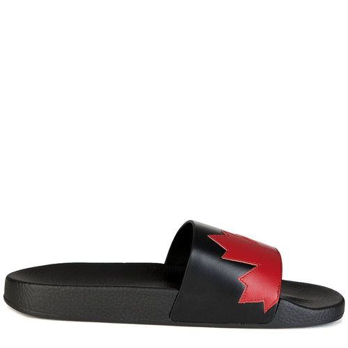 Men's Maple Leaf Sliders UK 7 - Dsquared2 - Modalova