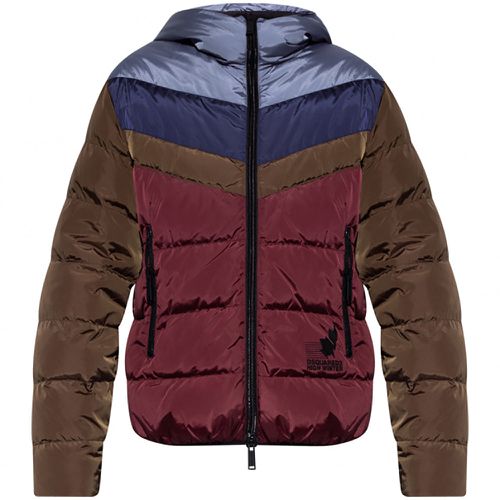 Men's Contrasting Quilted Jacket XXL - Dsquared2 - Modalova