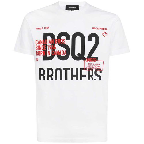 Men's Brothers Graphic T-shirt XL - Dsquared2 - Modalova