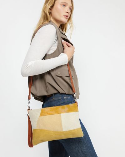 Narcis petit sac à bandoulière avec bandoulière et imprimé patchwork - Misako - Modalova
