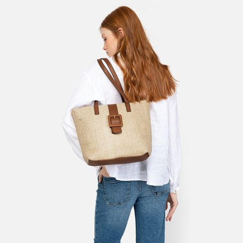 Louisa Grand sac shopper effet raphia - Misako - Modalova