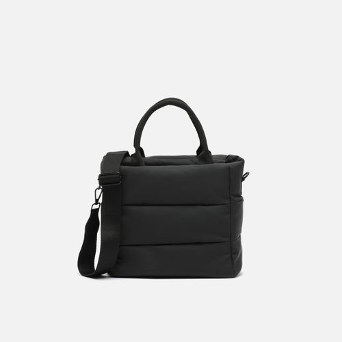 Poof Sac type tote en nylon rembourré avec bandoulière - Misako - Modalova