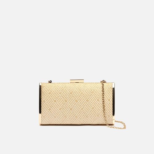 Retni Petit sac de fête effet raphia avec chaîne - Misako - Modalova