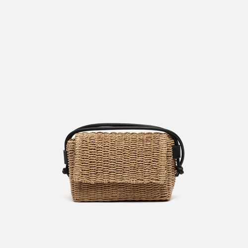 Tani Petit sac à bandoulière effet raphia - Misako - Modalova