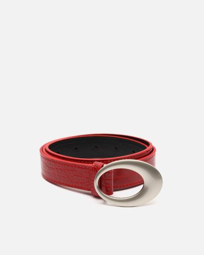 Ovalo ceinture imprimée animal avec boucle ovale - Misako - Modalova