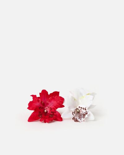 Fiorella paquet de pinces à cheveux en forme de fleur - Misako - Modalova
