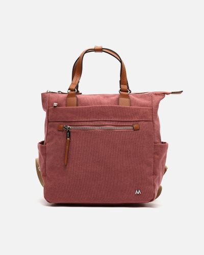 Evolet sac à dos en tissu avec bandoulière - Misako - Modalova
