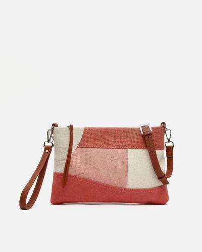 Narcis petit sac à bandoulière avec bandoulière et imprimé patchwork - Misako - Modalova